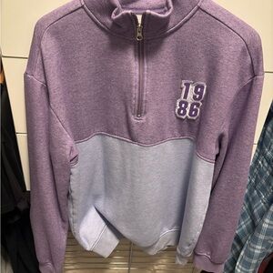 1986 Purple Quarter-Zip Sweatshirt